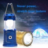 Solar Camp Light + Rechargeable Power Bank
